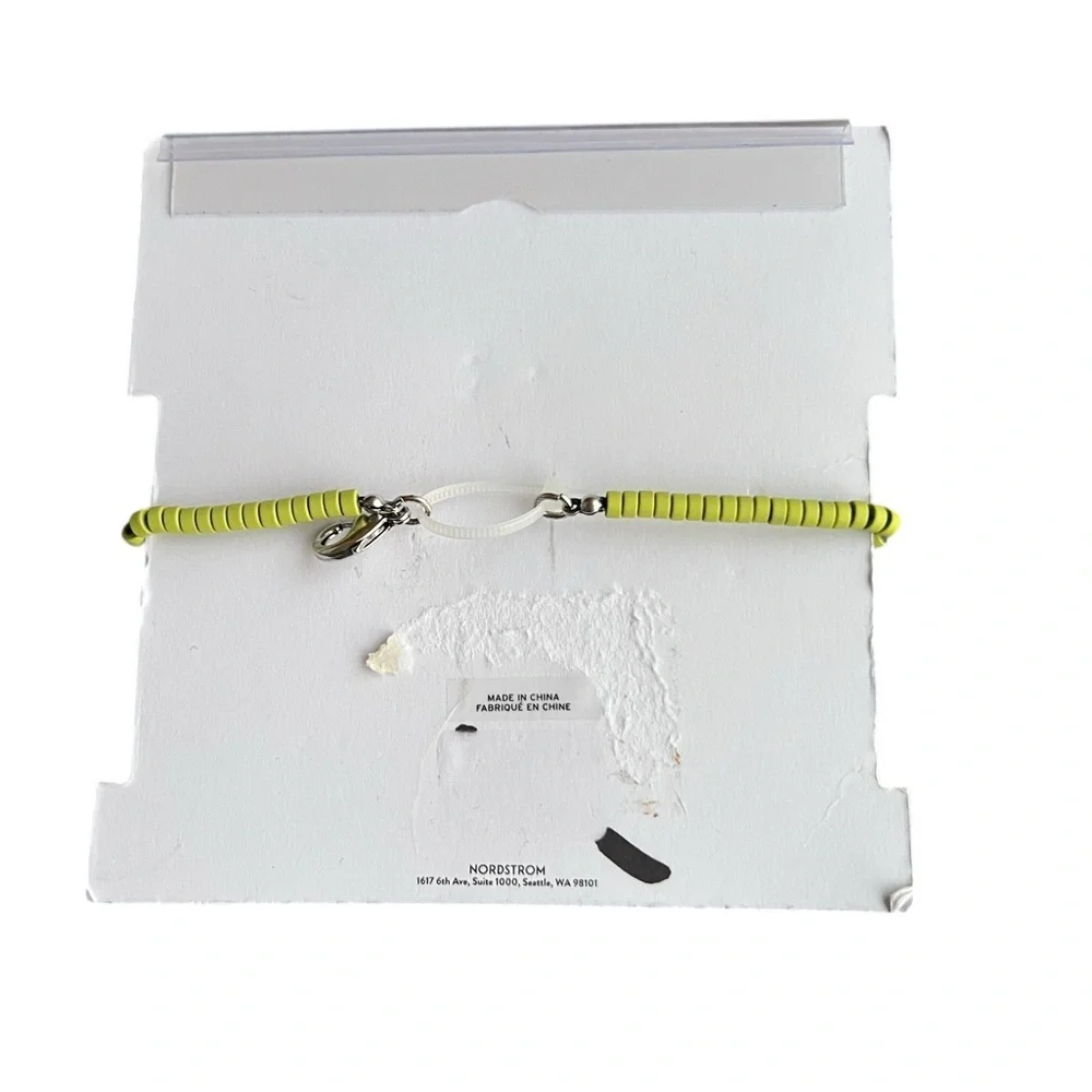 Nordstrom Abound Men's Semi‎ Precious Neon Bracelet/Anklet
